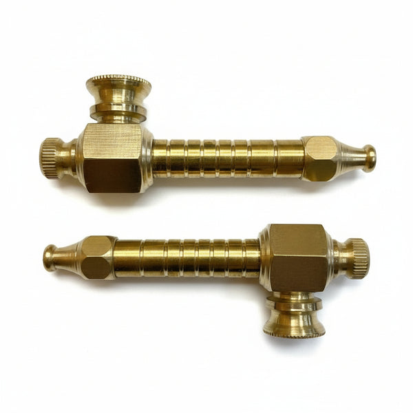 7.5cm Metal Smoking Pipe With Spike (2PCS)