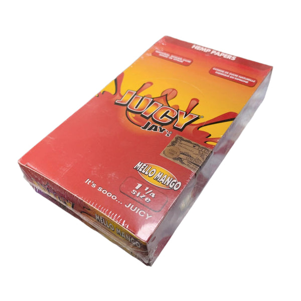 Juicy Jay's 1 1/4 Size Hemp Papers 24PK Mello Mango