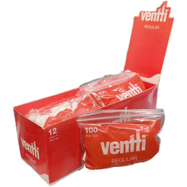 Ventti Regular Size Filters 100s (Box of 12)