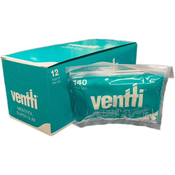 Ventti Menthol Super Slim Filters 140s (Box of 12)