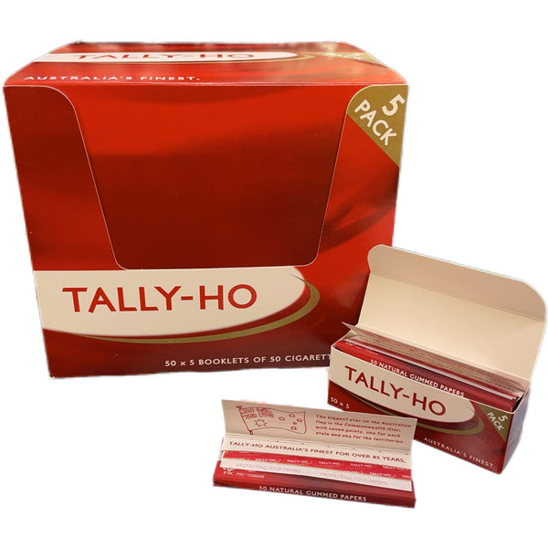 Tally Ho Rolling Papers Multipack 5x50 Leaves (Box of 50)