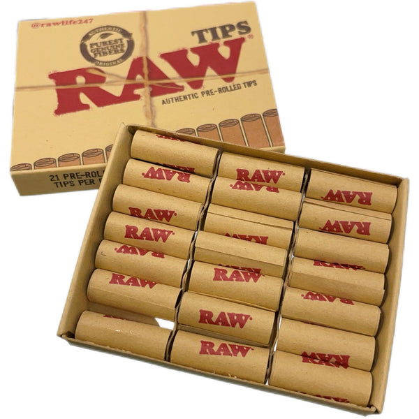 RAW Pre Rolled Tips 21s