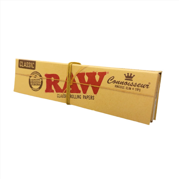 RAW Classic King Size Slim Papers With Tips