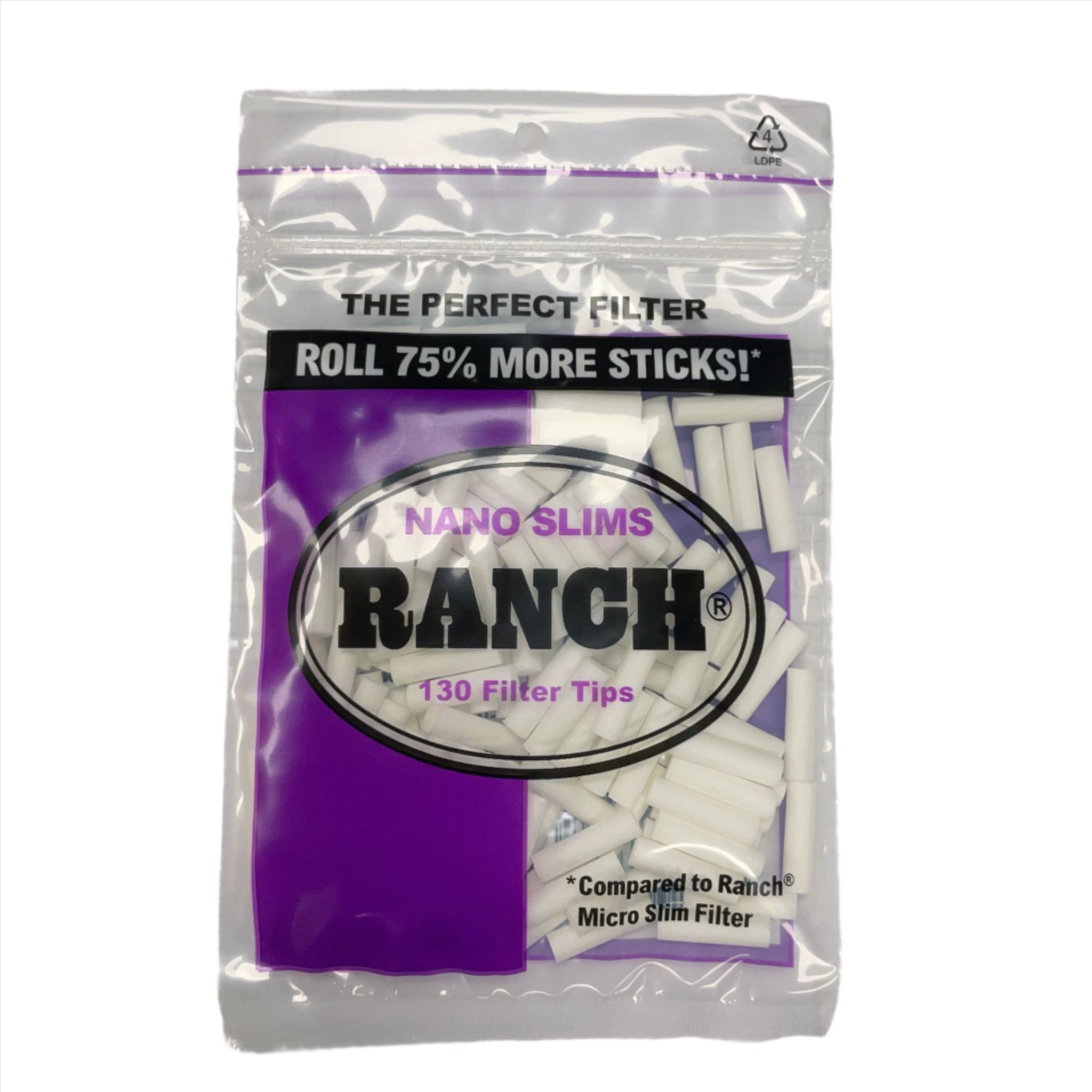 Ranch Nano Slims Filters 130PK (Purple) – Smoke Online