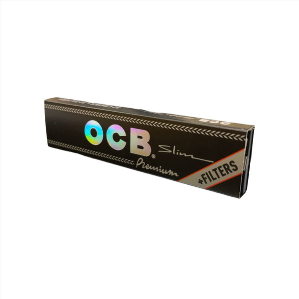 OCB Premium King Size Slim Papers With Tips