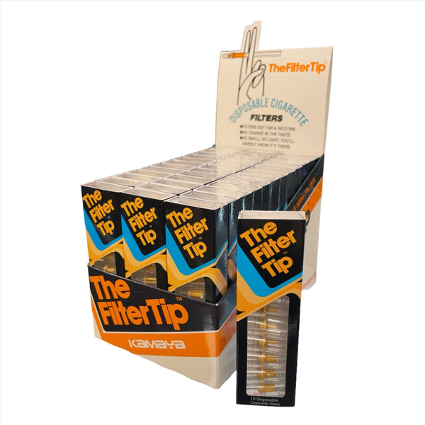 The Filter Tip 10 Disposable Cigarette Filters 36PK