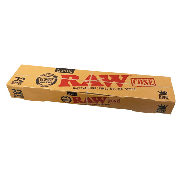 RAW Classic King Size Pre-Rolled Cones 32PK