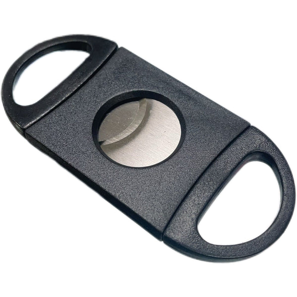 Double Blades Stainless Steel Cigar Cutter Plastic Handle