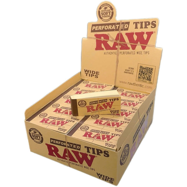 RAW Perforated Wide Tips 50PK